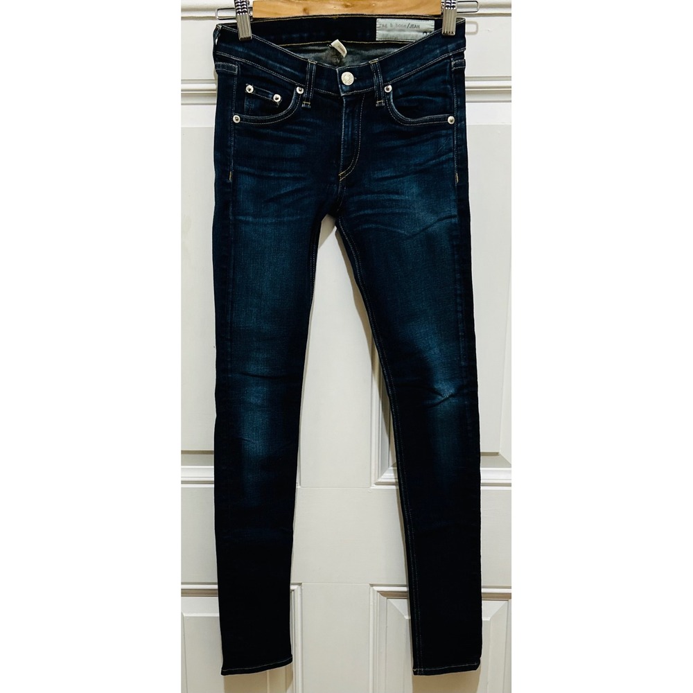 Rag & Bone Skinny Jeans Womens Size 24‎ Dark Wash Denim Casual Pants